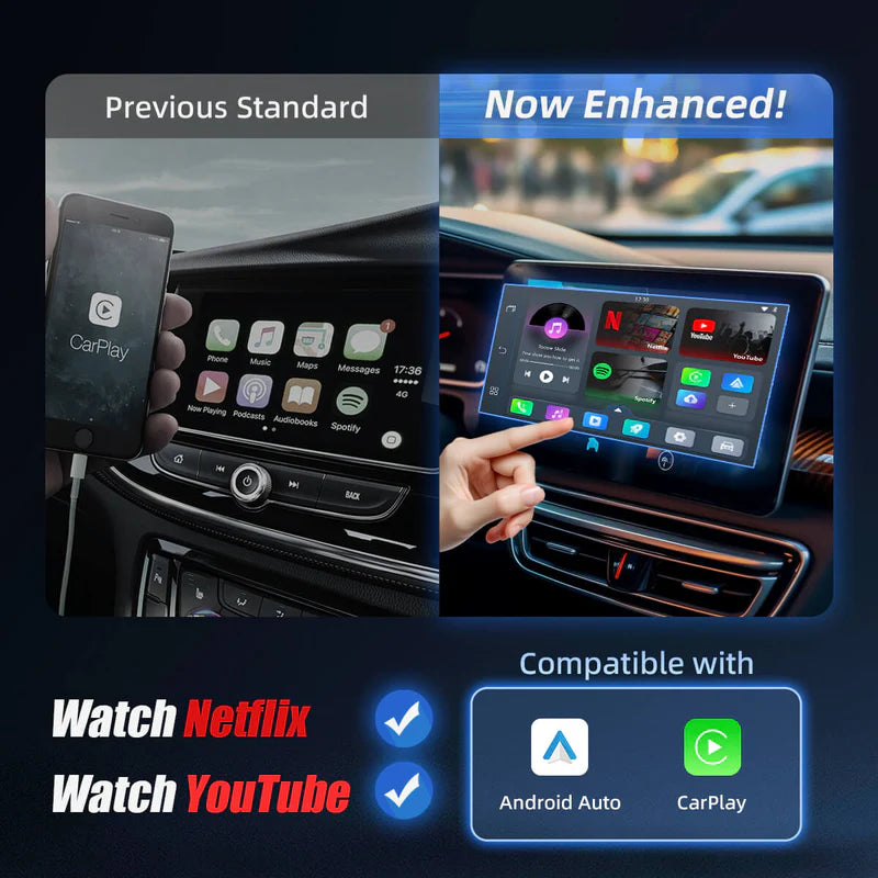 Play2Video Pro Wireless CarPlay/Android Auto All-in-one Adapter