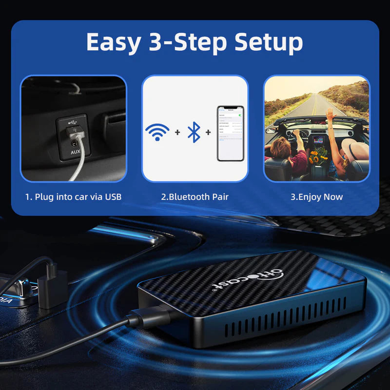 Play2Video Pro Wireless CarPlay/Android Auto All-in-one Adapter