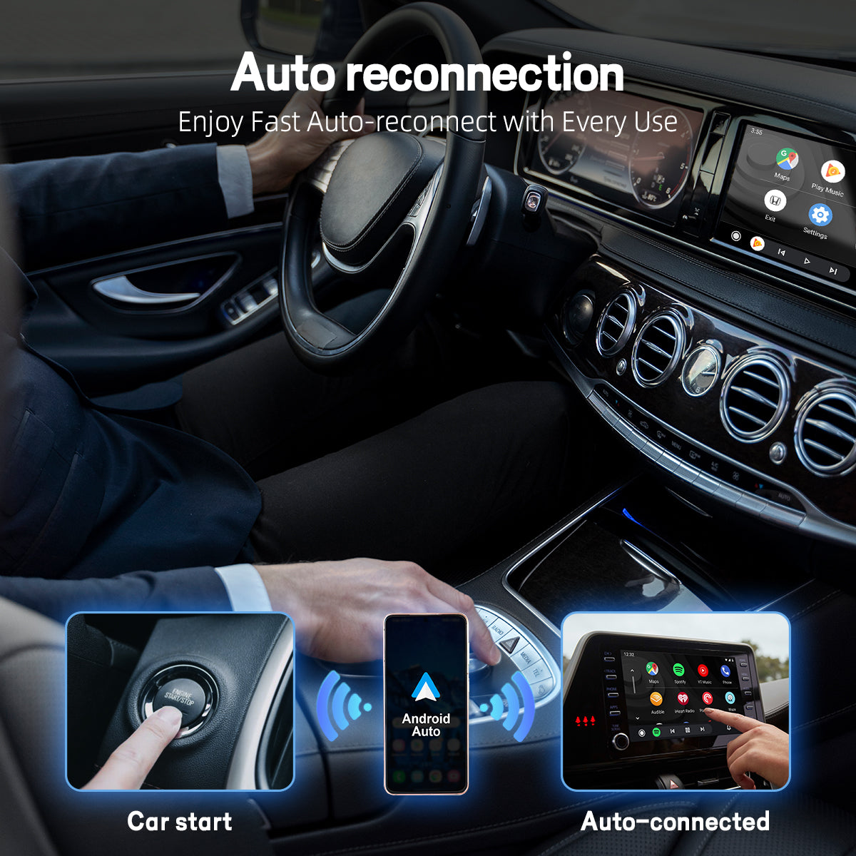 A2Air Pro ασύρματος προσαρμογέας Android Auto