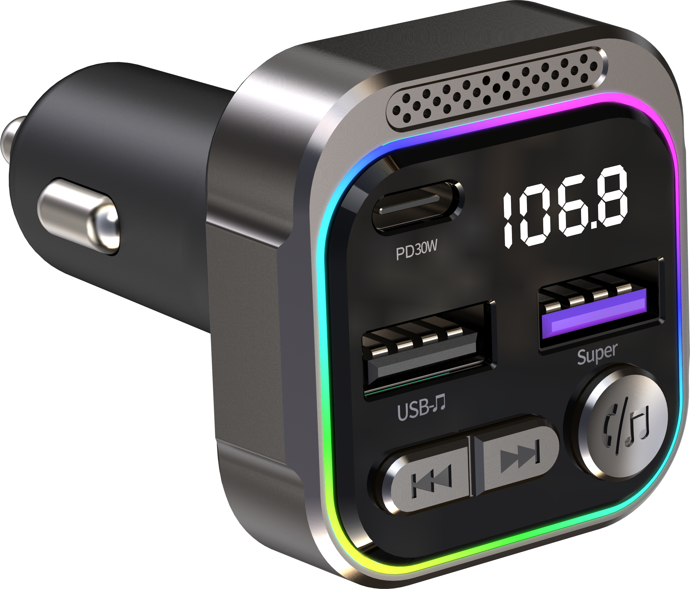 Multi-port Super Fast Car Charger